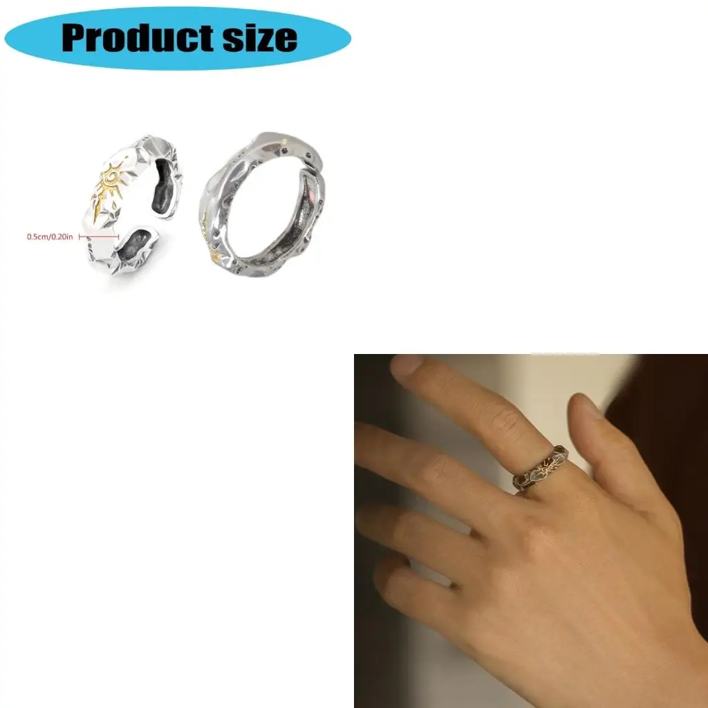  Artistics Wishing Stone Rings Portable Accessory for Trendy Women Seek Individuality And A Touch of Retro Elegant
