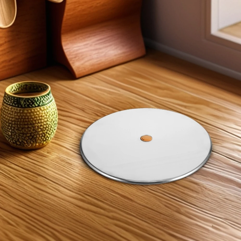 

2pcs Stainless Steel Heat Diffuser Plate Induction Cooktop Accessory Thermal Conduction Converter Long Lasting Cookware