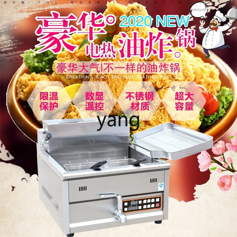 LHH Single and Double Cylinder Deep Frying Pan Commercial Vertical Large Capacity Deep Frying Pan
