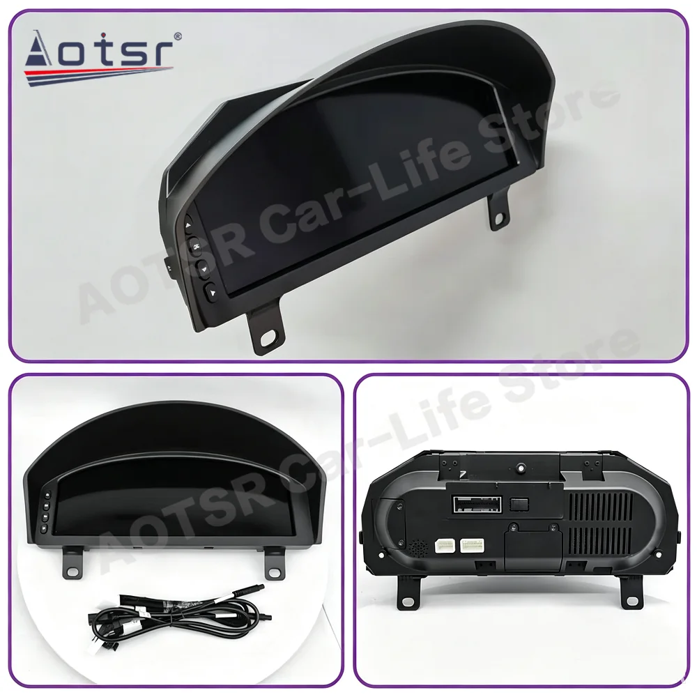 For Land Rover Defender 2012 2013 2014 2015 2016 Car Digital Cluster 12.3'' LCD Dashboard Virtual Cockpit Instrument Speedometer