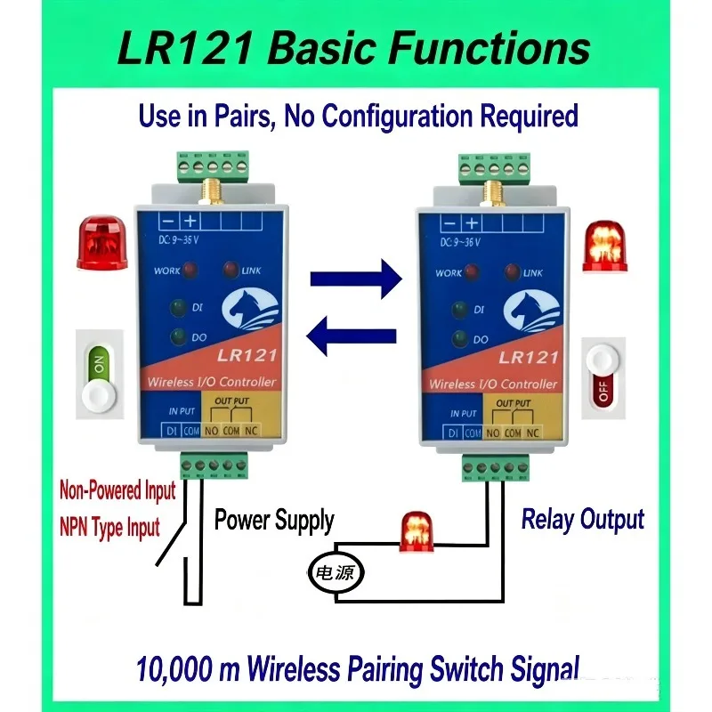 Wireless Pump Controller Remote Control Switch Float Switch Automatic Water Level Control System For Tank Pool Sump 10KM Range