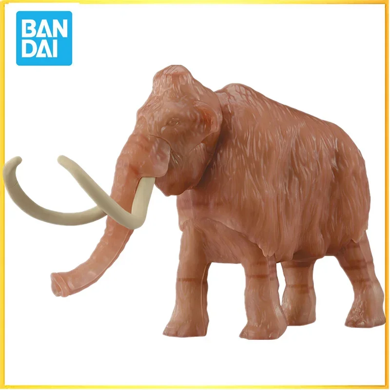 In stock BANDAI Exploring Lab Nature MAMMOTH Change In Temperature Will Change Color Assembly Model Action Toy Figures Gift