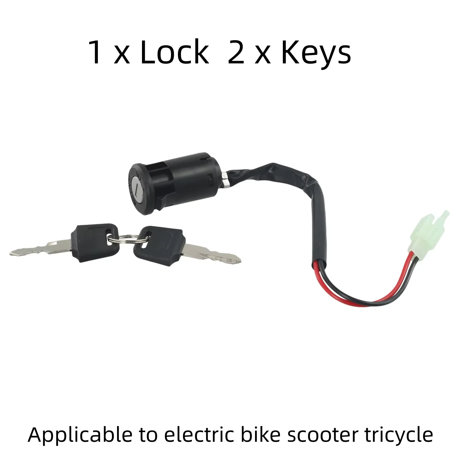 

For E-Bike E-Bike Lock+Key Electric For Ignition Switch Wire Bicycle E-Bike LockKey MTB Parts Position Scooter