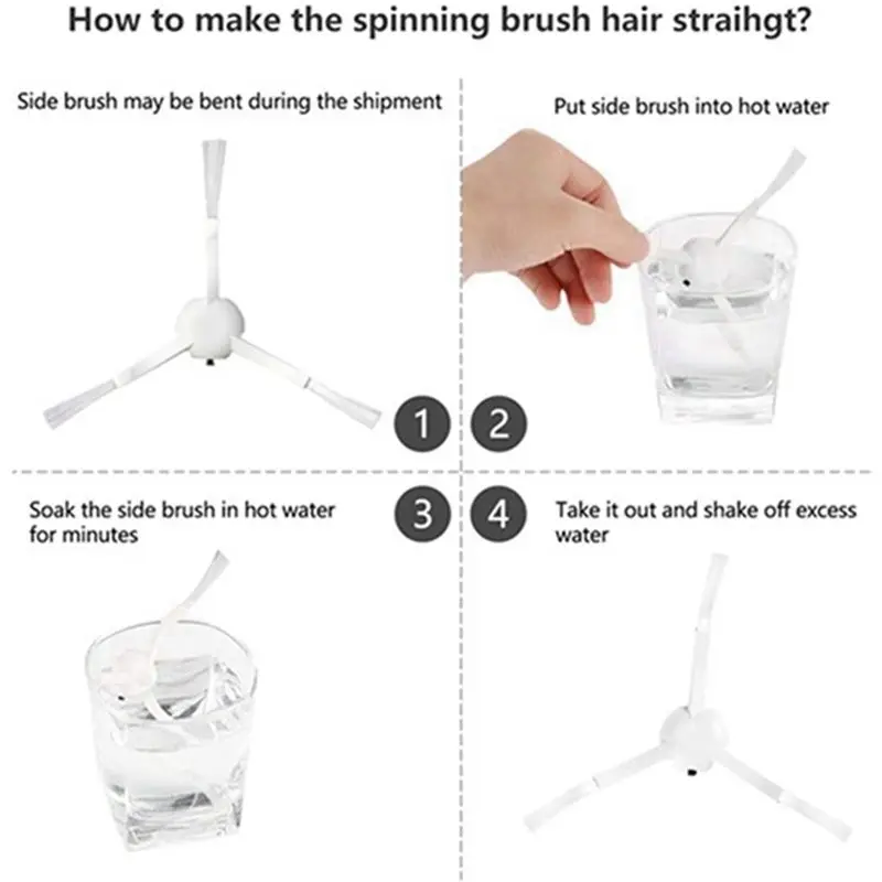 AEE6-For Dreame F9/ Mijia 1C 2C 1T STYTJ01ZHM Main Side Brush Mop Cloth Hepa Filter Efficient Cleaning Spare Parts