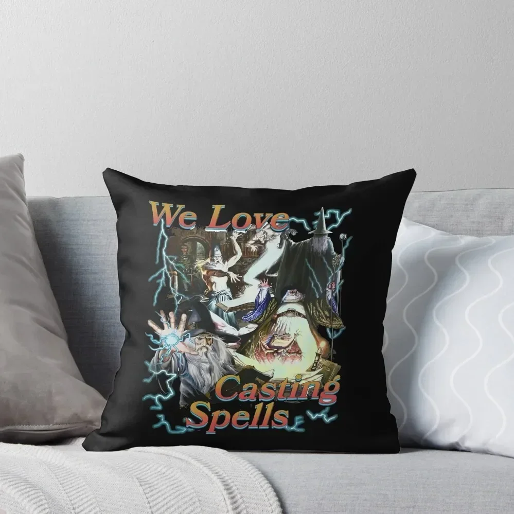 

We Love Casting Spells Throw Pillow Christmas Cushion For Home Ornamental Pillow Luxury Sofa Cushions Sofas Covers pillow