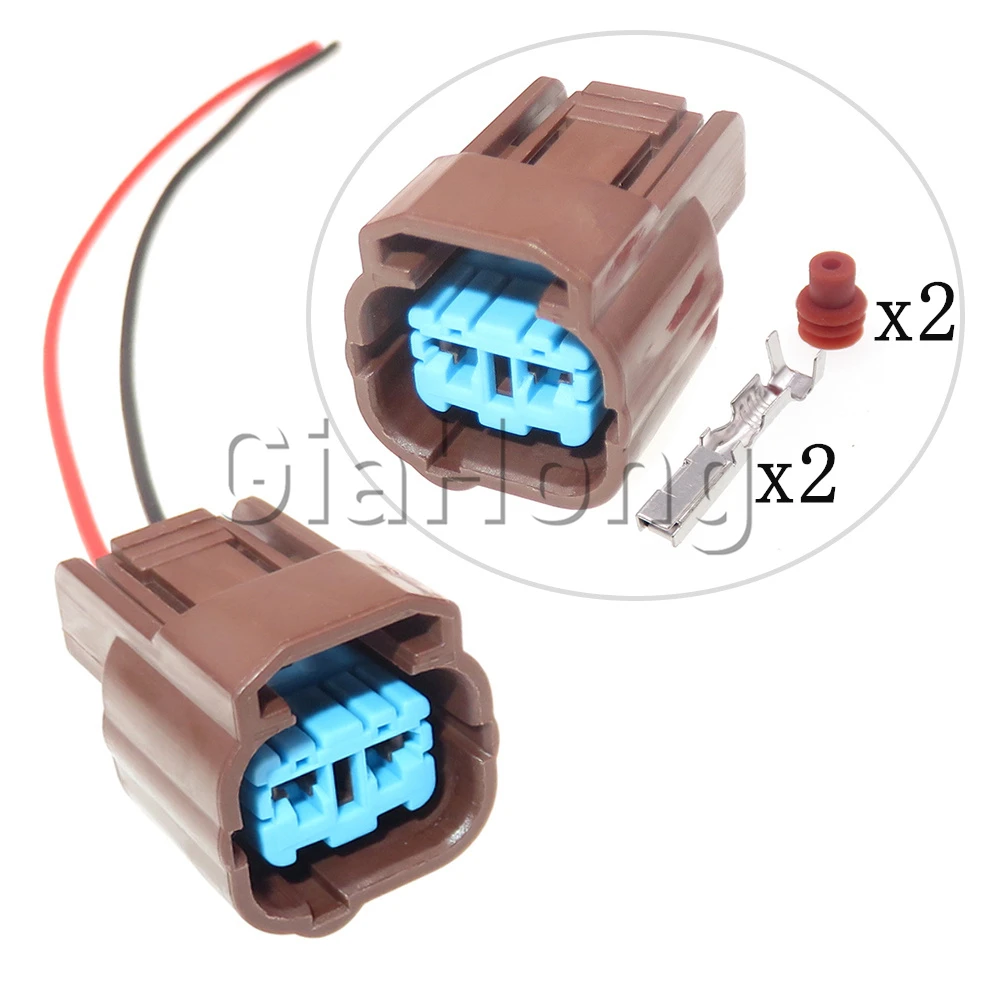 1 Set 2 Ways 6189-0593 Starter Car Waterproof Socket 6918-1260 Electrical Connectors Harvester Water Temperature Plug