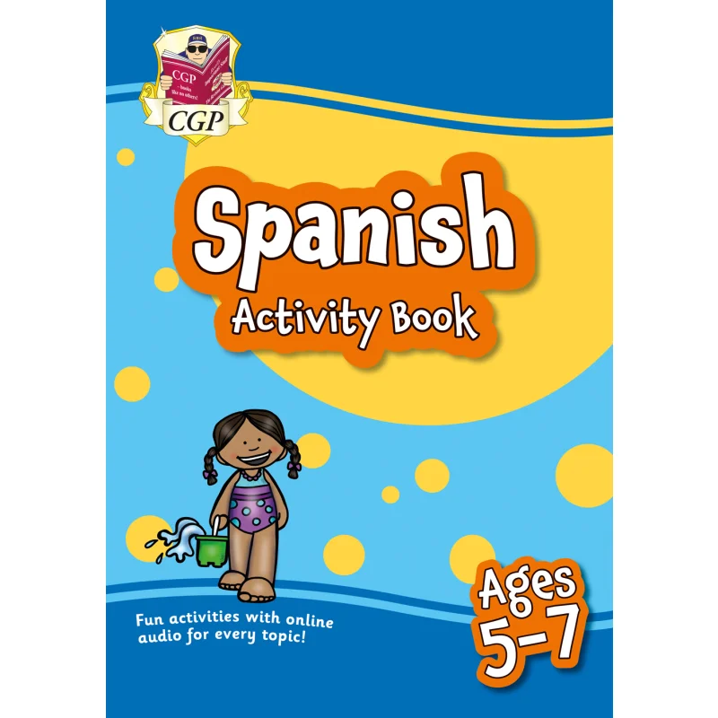 

New Spanish Activity Book For Ages 57 With Online Audio CGP Coordination Group Publications 9781837740093 Book