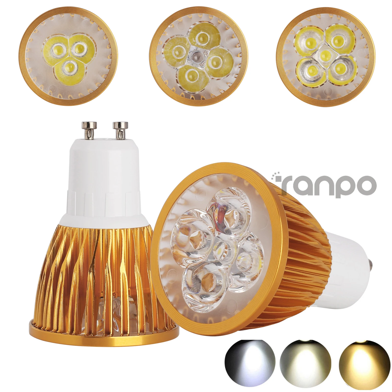 

Led Spotlight 9/12/15W Dimming Gu10 Bulb Dimmable 3000K 110V 220V Warm Bulbs Spotlight R80 Daylight Gu5.3 E12 Light E27 Mr16 E14