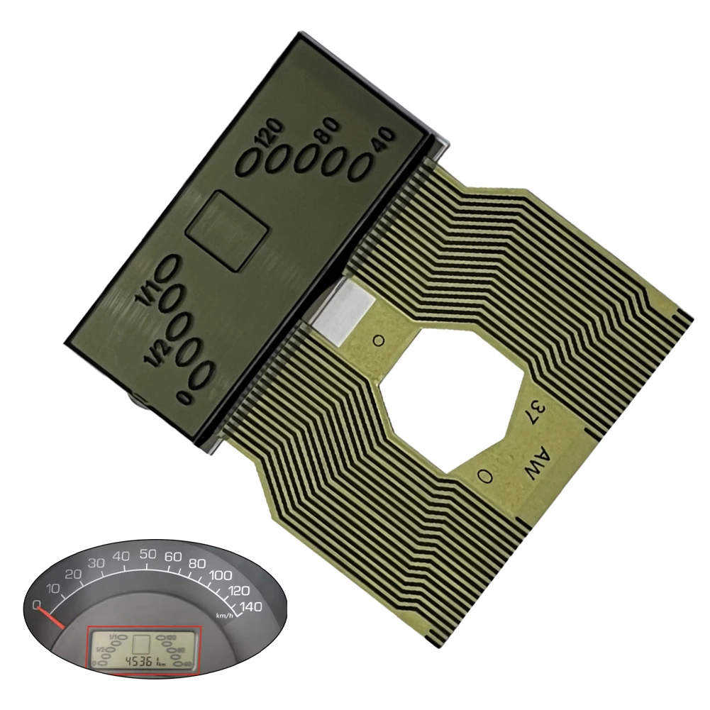 

Dash Screen Dashboard LCD Display Car Dashboard Replacement Non-Deformable Practical Design Quick Installation