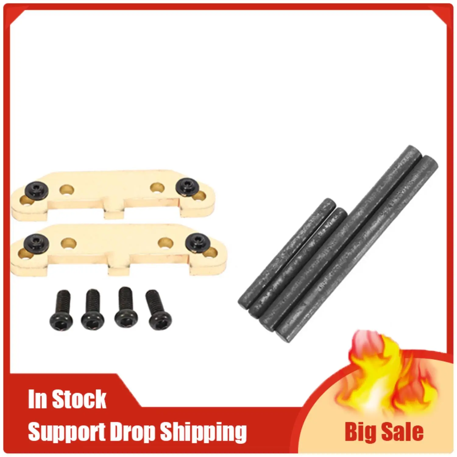 Top Deals 2 Set For JLB Racing CHEETAH 1/10 Brushless RC Car Parts Accessories, Suspension Pin & Arm Holder Swing Arm