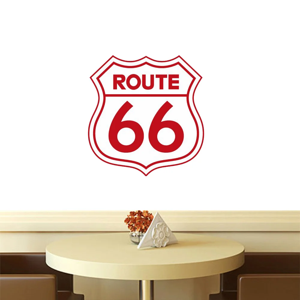 Vintage Signs Vintage Stickers, Wall Decals, DIY Poster, Route 66, Living Room, Window, Home Decor, Office, Garage, PVC