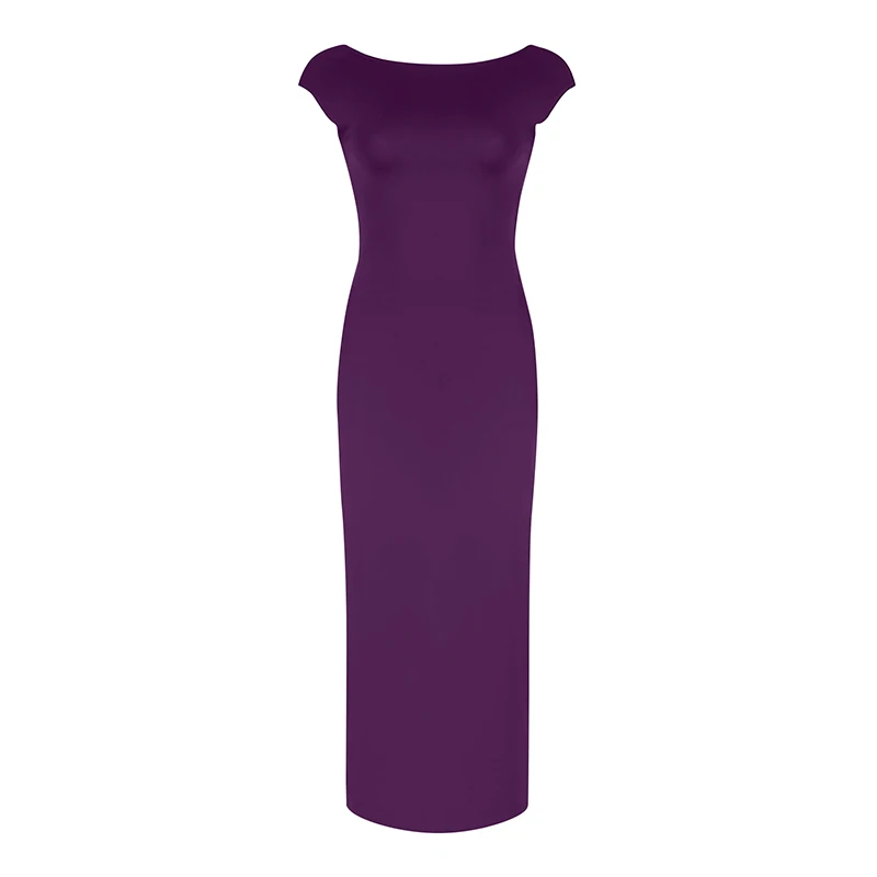 Sexy Backless Women's Maxi Dresses Summer Fashion Casual Streetwear Black Slim Basic Dresses Club Elegant Party New A-LINE Dress