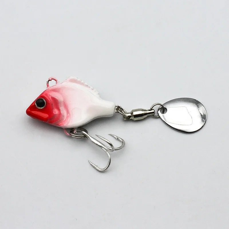 1 Stück 5~15g VIB Angelköder mit Schwanzspinner, Crankbait, Angel-Löffelköder, Klingenköder, sinkender Köder, Bass-Angeljigs, Angelköder – Detail 5