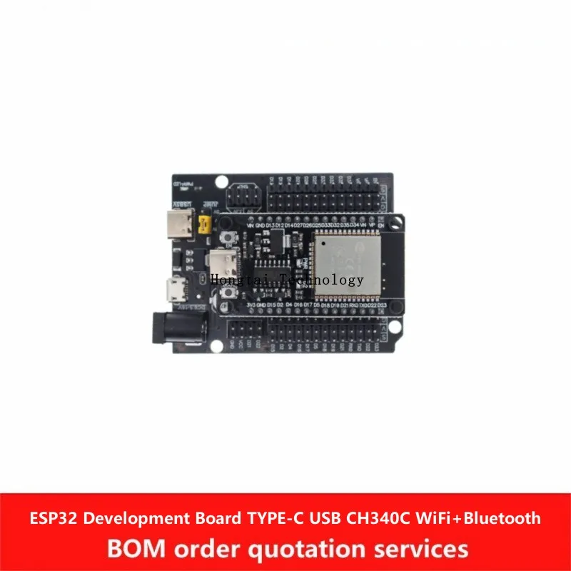 ESP32 Development Board TYPE-C USB CH340C WiFi Bluetooth Low Power Dual Core DevKit ESP-WROOM V1 Power Expansion Board Module