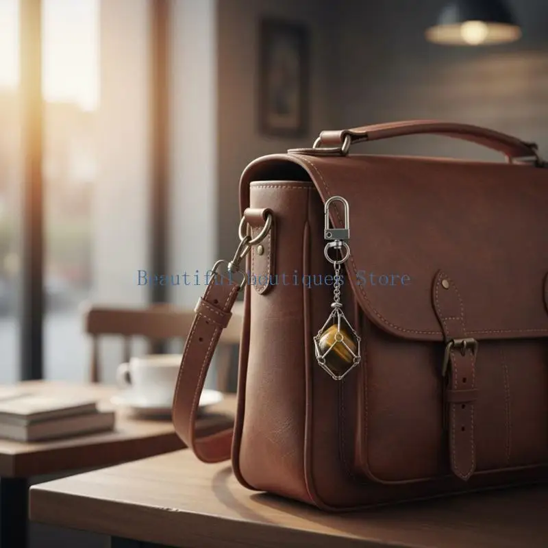 

U4LF Multi Functional 3PCS Alloy Keychains Rotating Lock Mechanism Empty Cage Holder Charm Practical Management