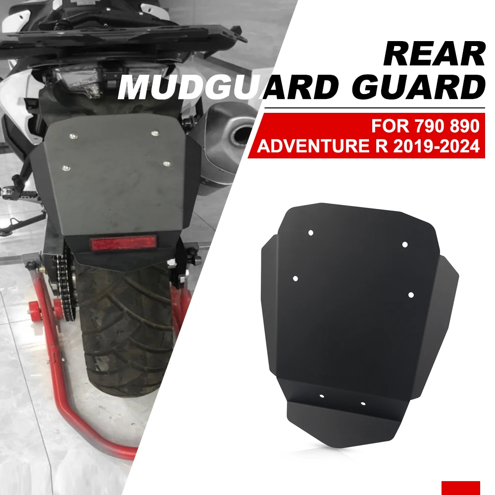 

For 790 890 ADVENTURE R 2019 2020 2021 2022 2023 2024 Motorcycle License Plate Rear Fender Splash Guard Number Holder Mount