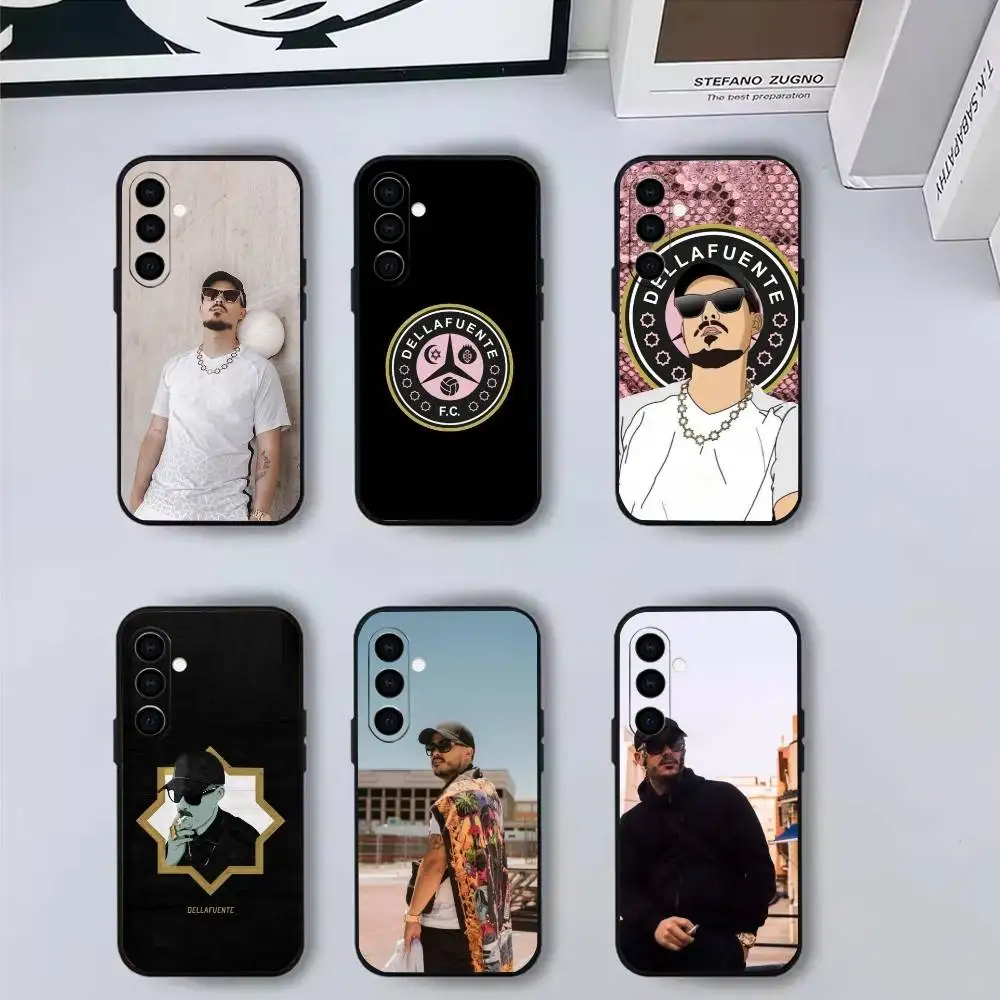 

Fashion Singer D-Dellafuente F-FC Phone Case For Samsung Galaxy A73,A72,A71,A70,A53,A52,A51,Others Soft Black Cover