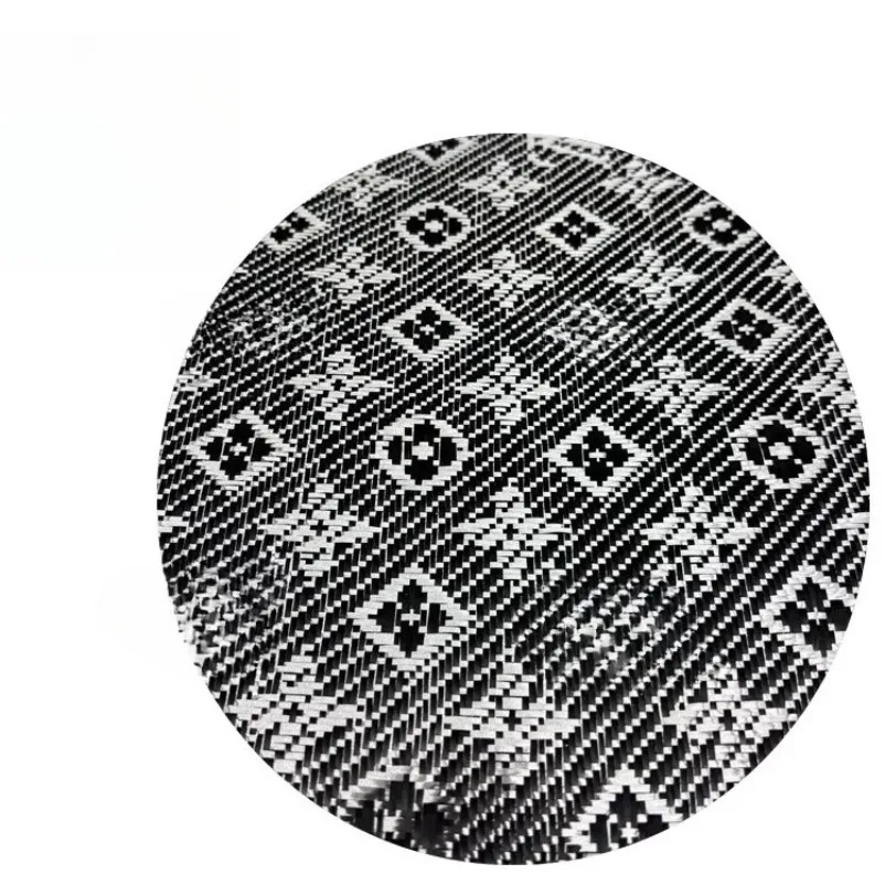 

3K 240G carbon fiber cloth LU jacquard car interior rear view mirror carbon fiber DIY