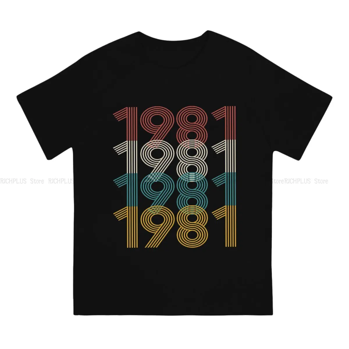 1981 TShirt Vintage Classic T Shirt Leisure Men Clothes New Design Big Sale