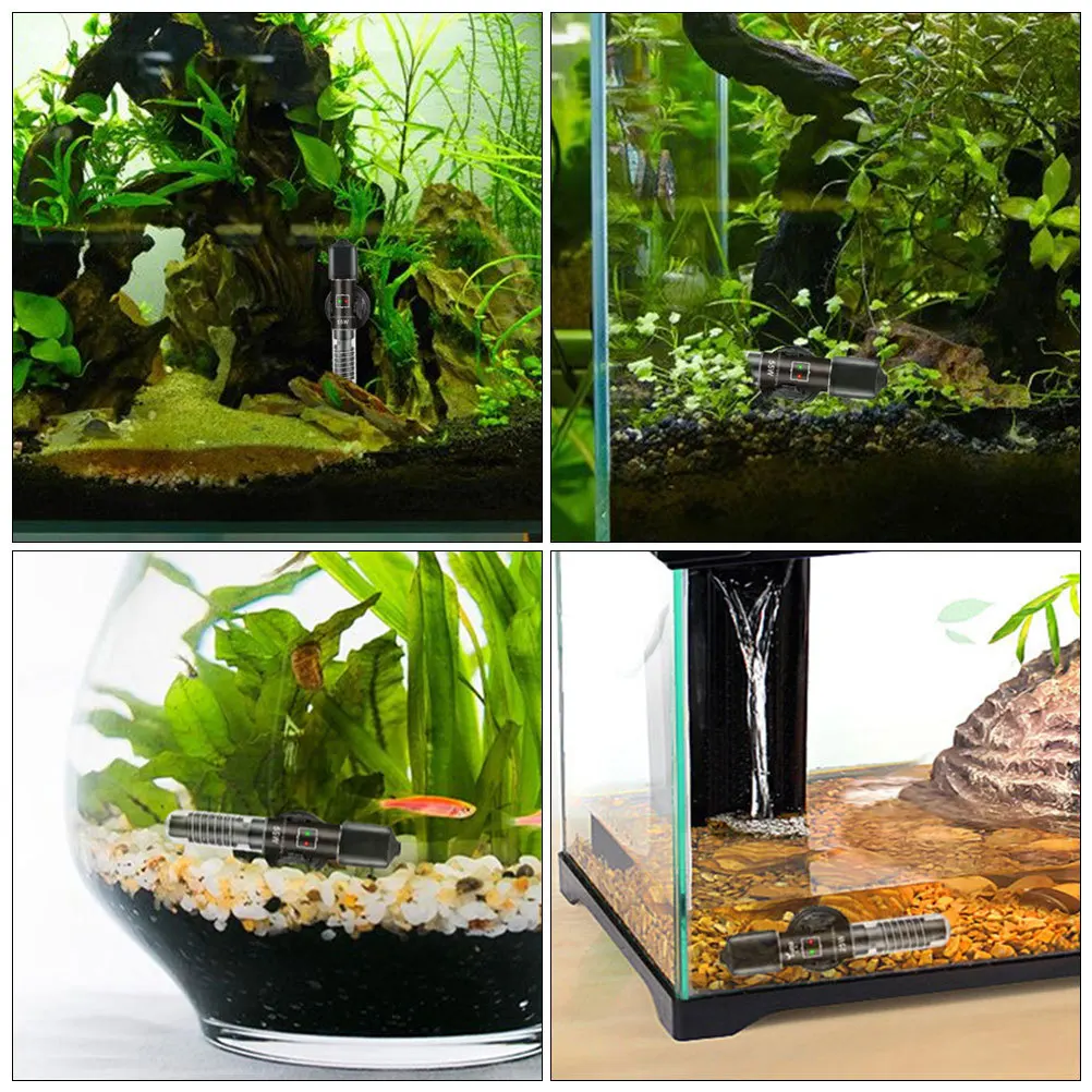 

50W Submersible Thermostat Heater Adjustable Temperature Control for Fish Tank Aquarium Turtles Frogs Betta Fish Heater