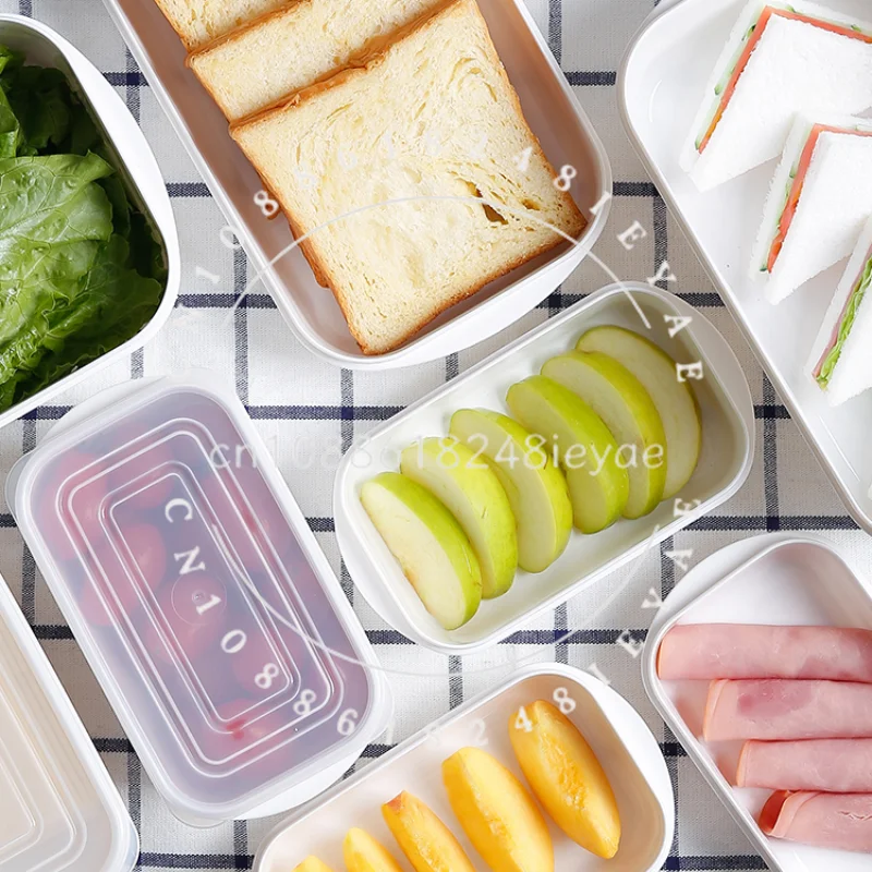 Refrigerator Fresh-keeping Box, Afternoon Tea, Fruit Salad, Bento Box, Portable To Work, Fitness Meal, Fat-reducing Lunch Box