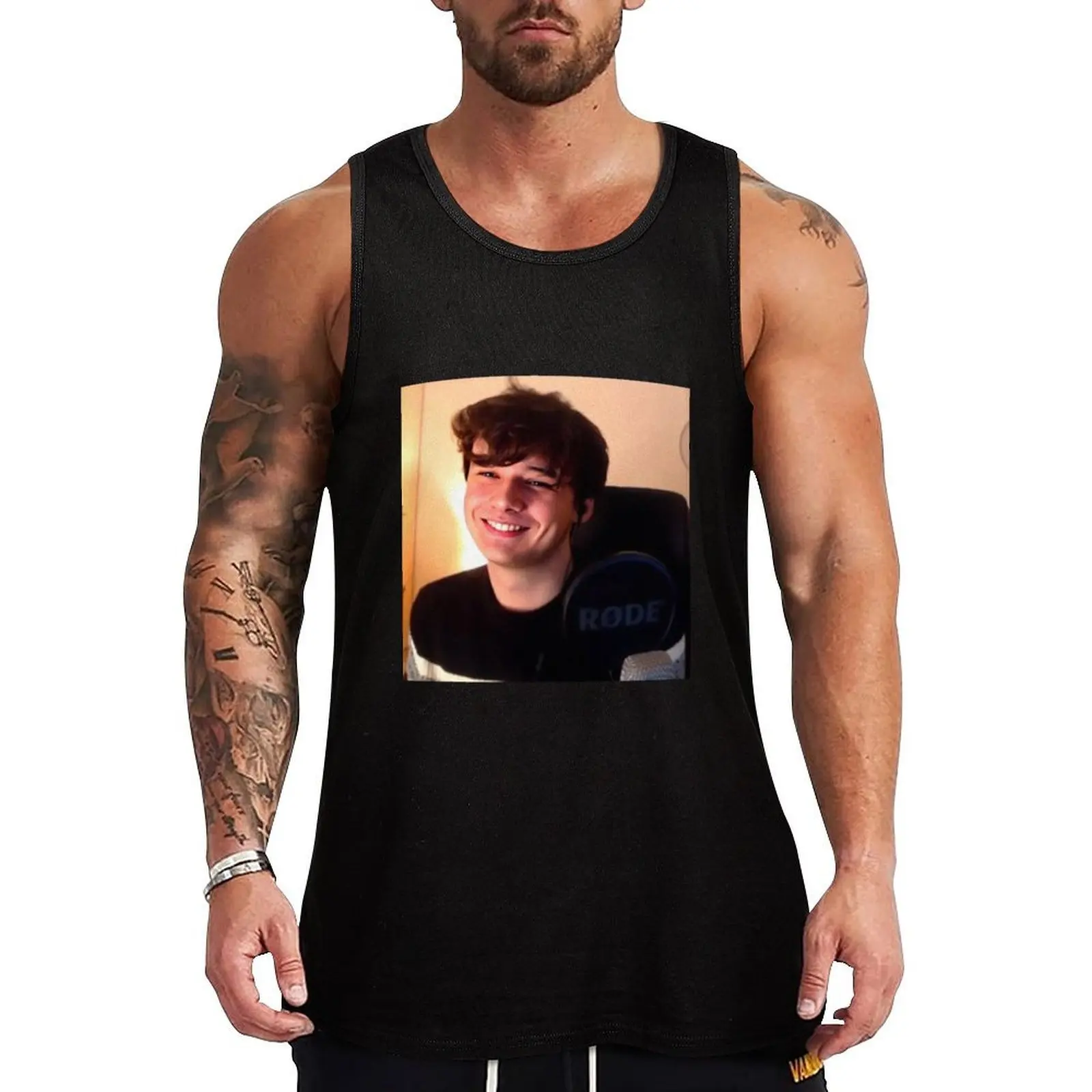 

wilbur soot Tank Top plain t-shirt vest men anime cute tops
