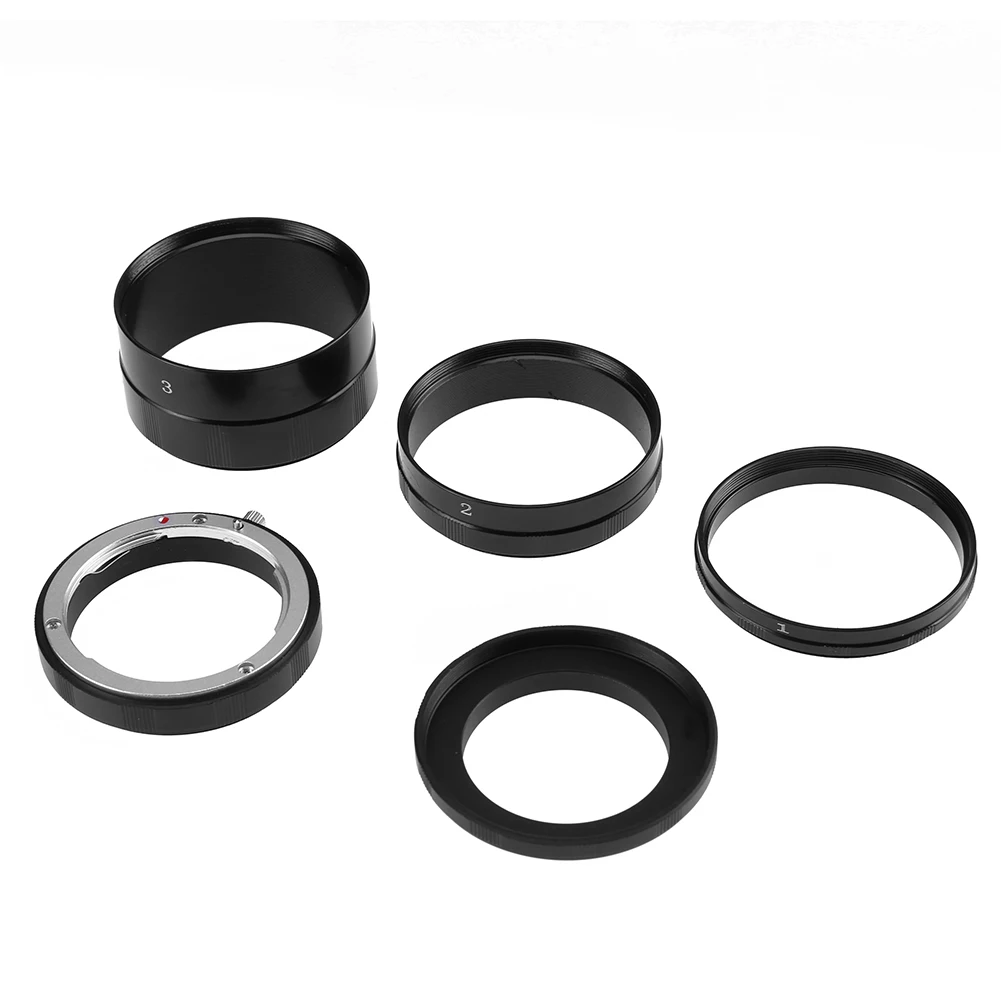 Black Macro Extension Tube for Nikon D7200 D7000 D5500 D5300 D5200 D5100 D3400 D3300 D3200 D310 Lens Supplies