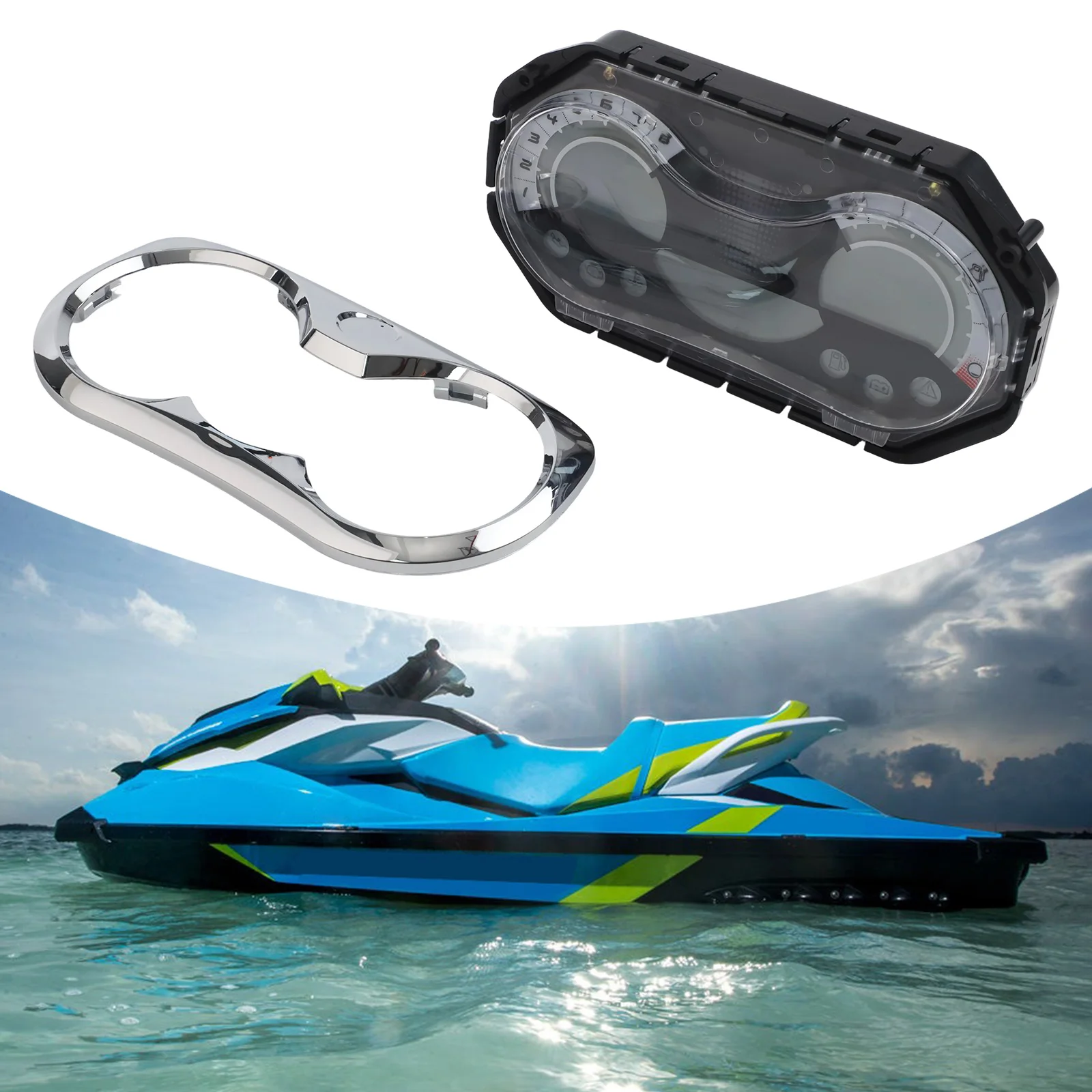 

1 шт. приборная панель (спидометр) из АБС-пластика + окантовка 278002273, ЖК-спидометр, приборная панель, детали интерьера, приборы, автозапчасти