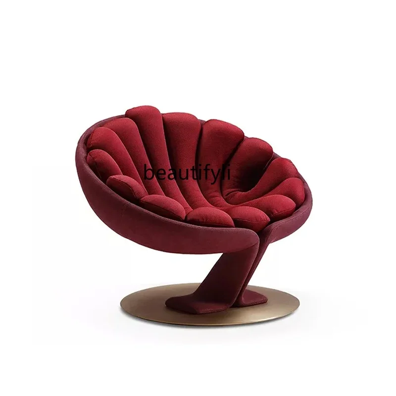 TTT Household Creative Petal Sofa Chair Nordic Light Luxury Soft Bag Leisure Chair Designer Homestay Model Room