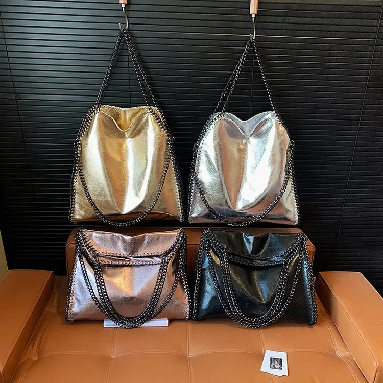 

2026 Trendy Niche Chain Bag, Foldable High-end Women's Shoulder Bag, Large-capacity Commuter Handbag for Ladies
