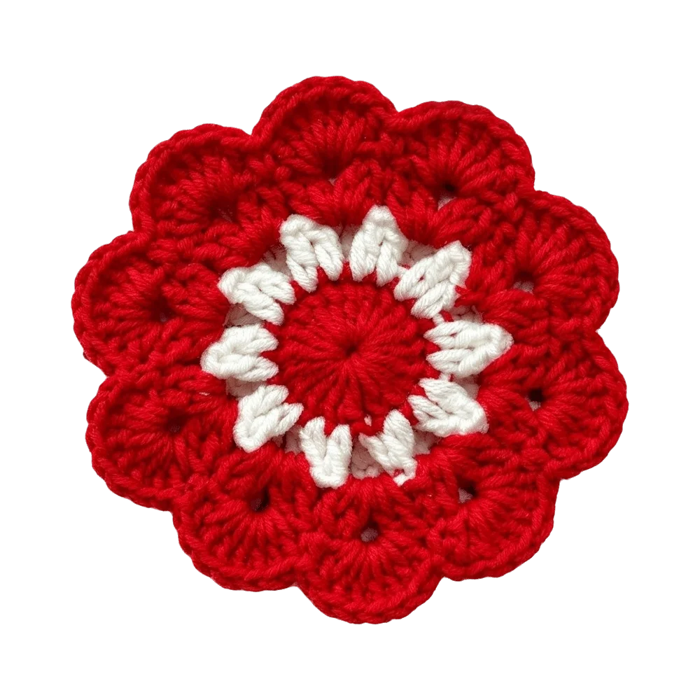 Gift Knitted Crochet Flower Coasters Heat Resistant Non Slip Placemats Home Decor Handmade Mug Mat Home Decor