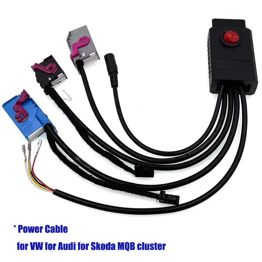 For VVDI2 For VAG MQB MLB Cluster Cable 12V Power Supply 4th ID48 Key Programmer 5th Instrument Cable For NEC35XX MQB48 Chip