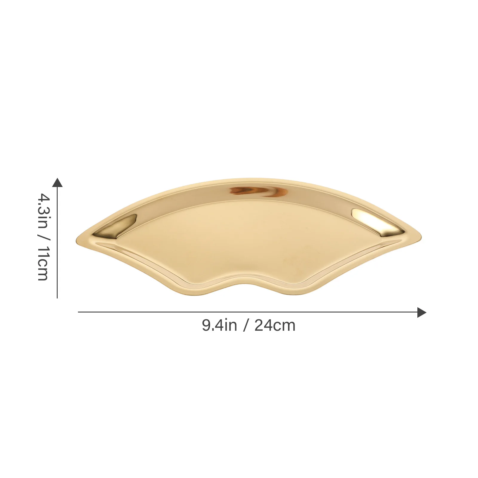 Lip Shaped Stainless Steel Jewelry Tray Desktop Makeup Organizer Ring Holder Storage Dish Elegant Accessories Organizer