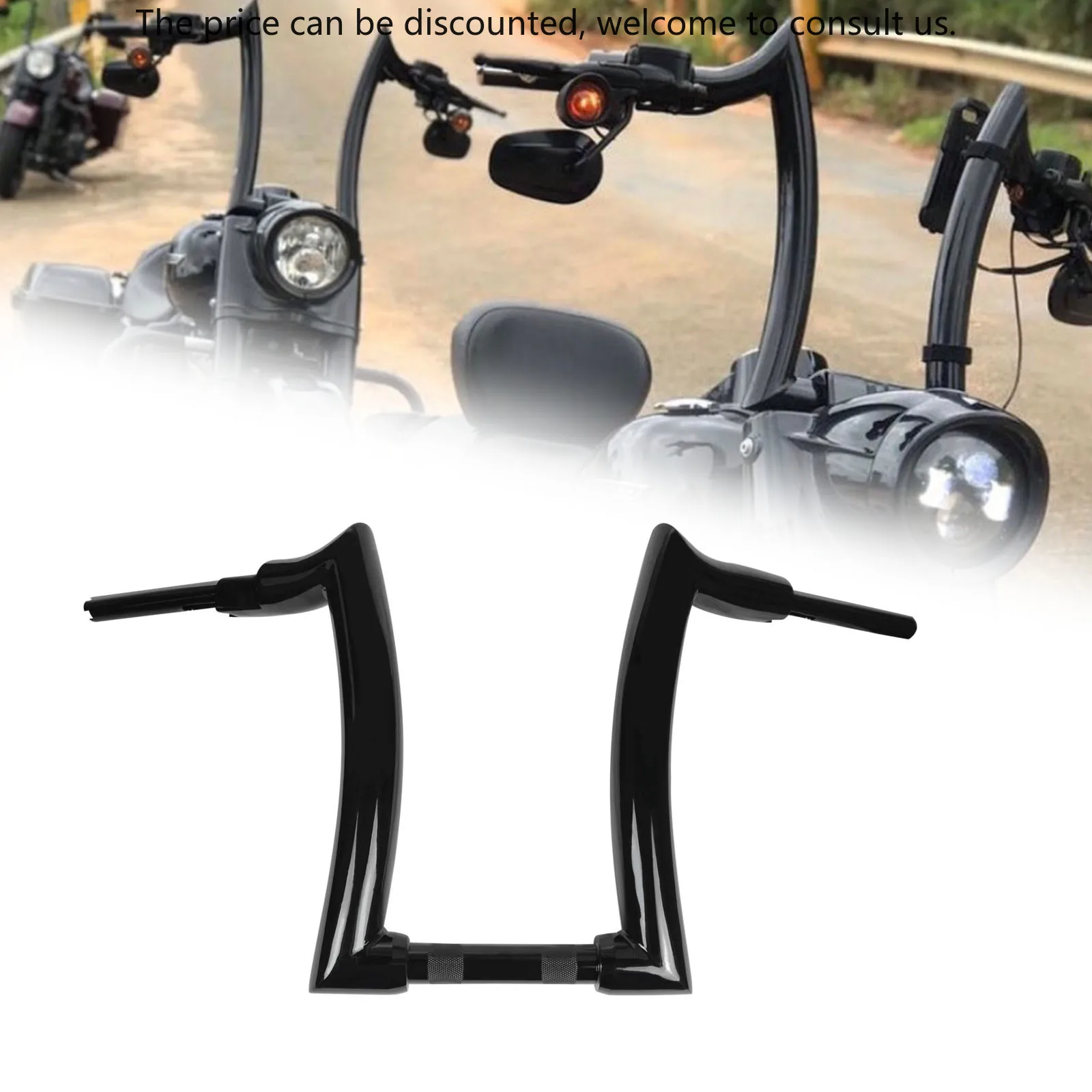 

14'' Rise 2" Ape Hanger Handlebar Aluminum Fits For Harley Softail 2000-2021