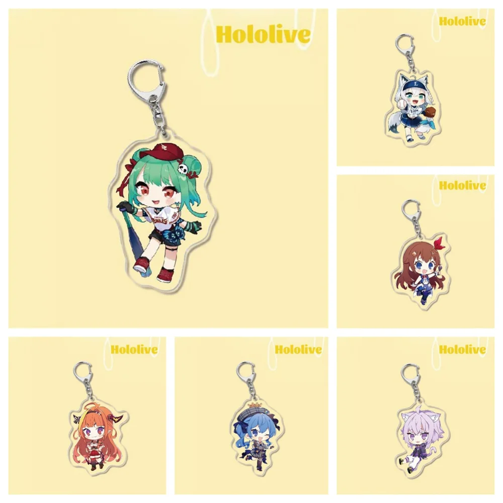 

6CM NEW Anime VTuber Acrylic Keychain Model Cosplay Charm Characters Ornament Accessories Christmas Gifts