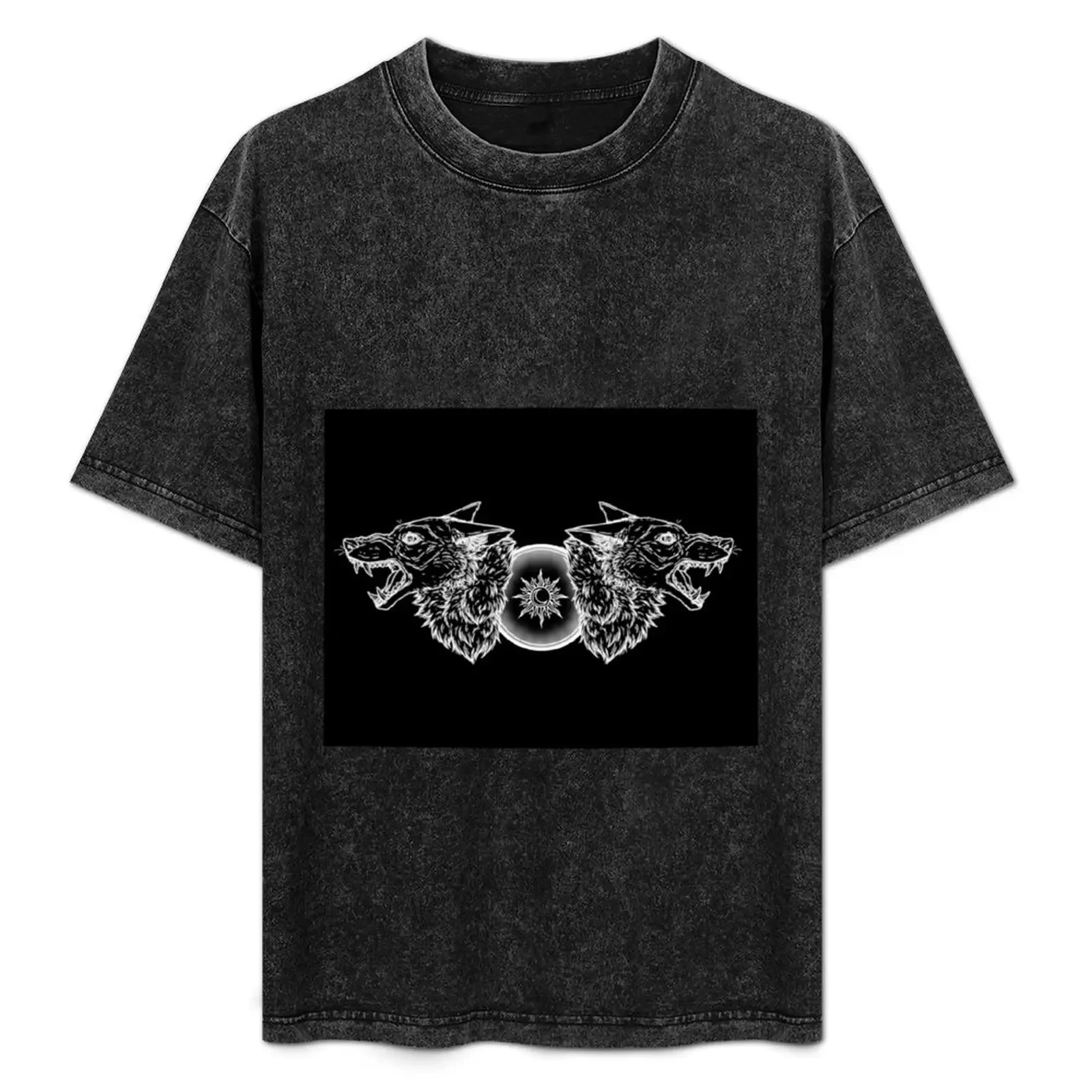 

sun/moon wolf - aforceofart T-Shirt graphics affliction shirts customizeds shirts graphic tee men