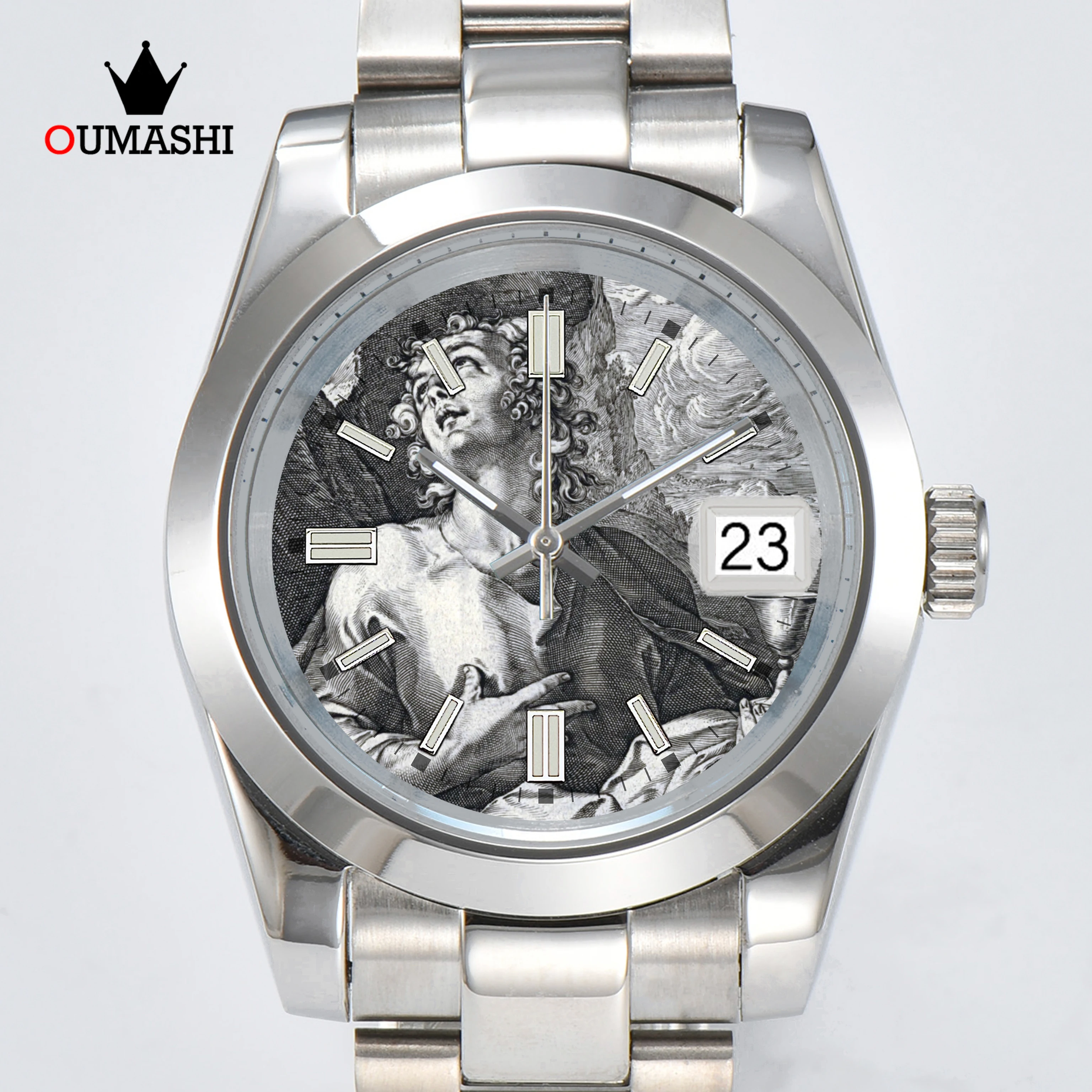 NH35 Watch 39/36mm New Series Automatic Mechanical Movement Sapphire Glass Water-Resistant to 5 ATM C3 luminous Customizable