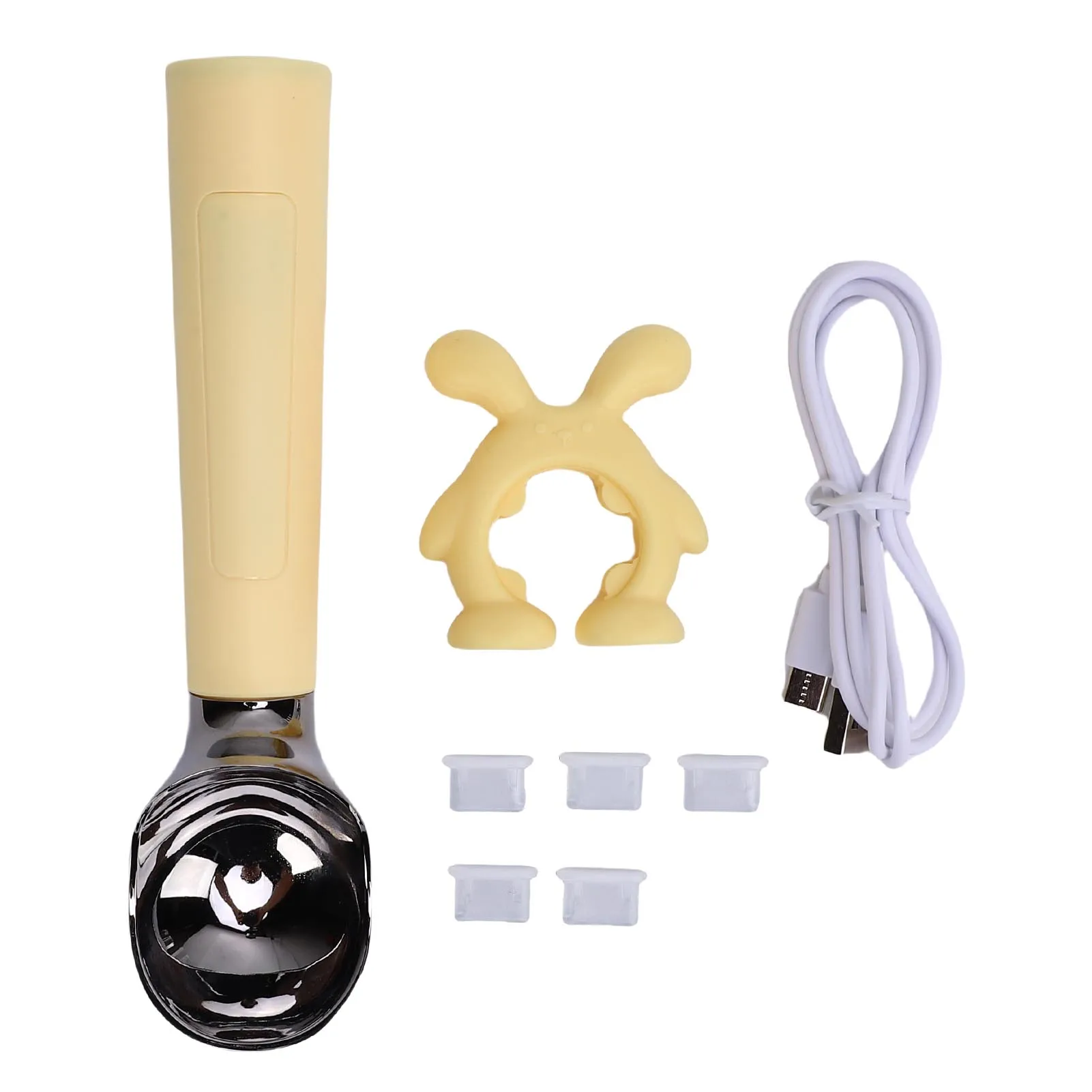 

Heated Ice Cream Scoop Rechargeable Electric Warming Ice Cream Scooper with LED Display IP67 Water Proof