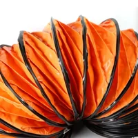 Tuyau de Ventilation 30 cm/12 pouces, PVC, tuyau d'air, tuyau d'air chaud, tuyau extensible, 5 M, tuyau de Ventilation en spirale pour ventilateur de chauffage 6