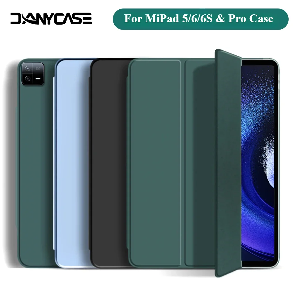 For Xiaomi Pad Case MiPad 6S Pro 12.4in Cover xiaomi Pad 5 6 and Pro 11in Support Magnetic Charging Auto Wake up Funda