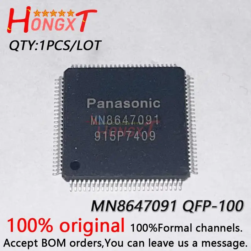 1PCS 100% NEW  MN8647091 QFP-100.