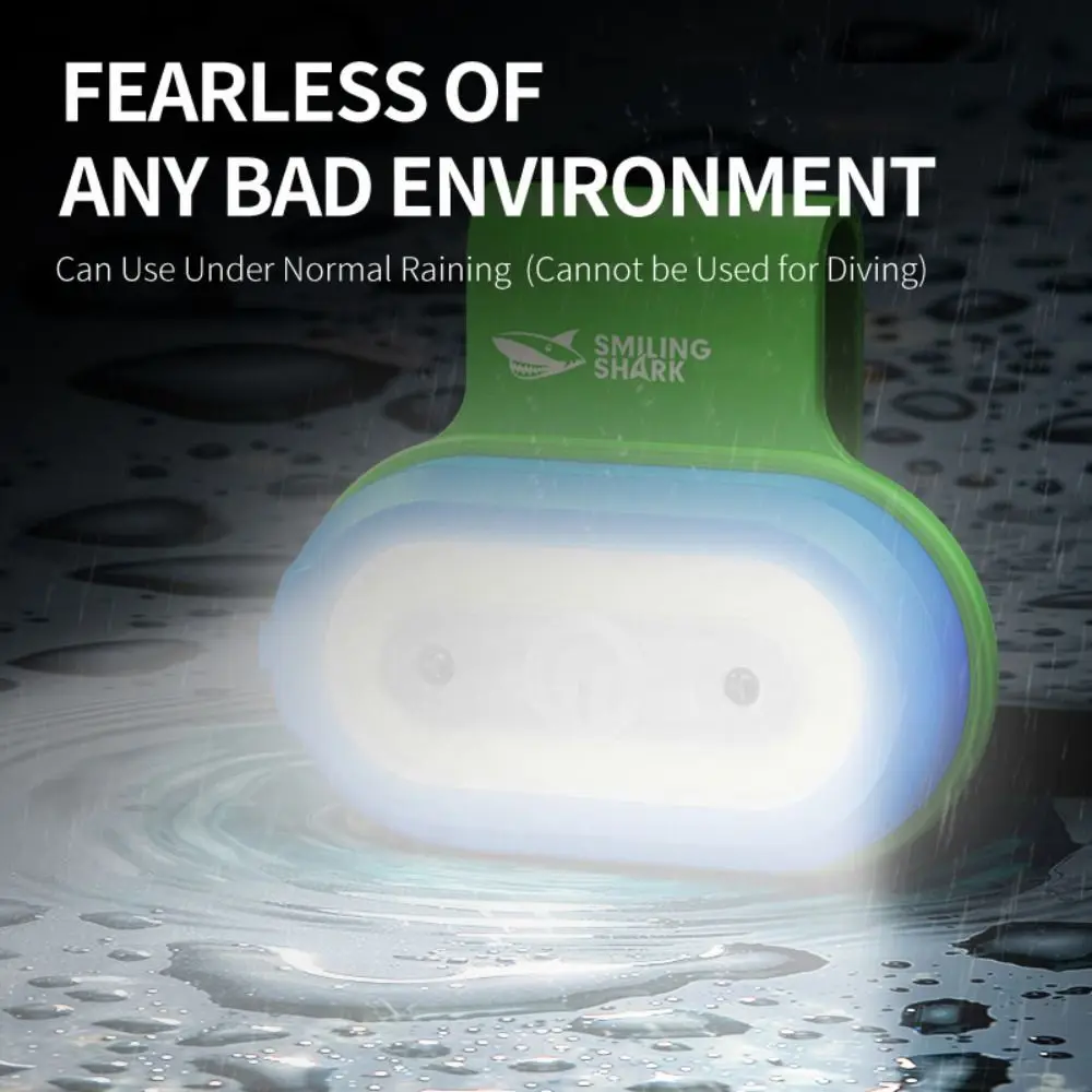 4 Lighting Modes Multifunctional Fishing Light Clip Rechargeable Fishing Rod Light Plastics Magnetic Attraction Warning Light