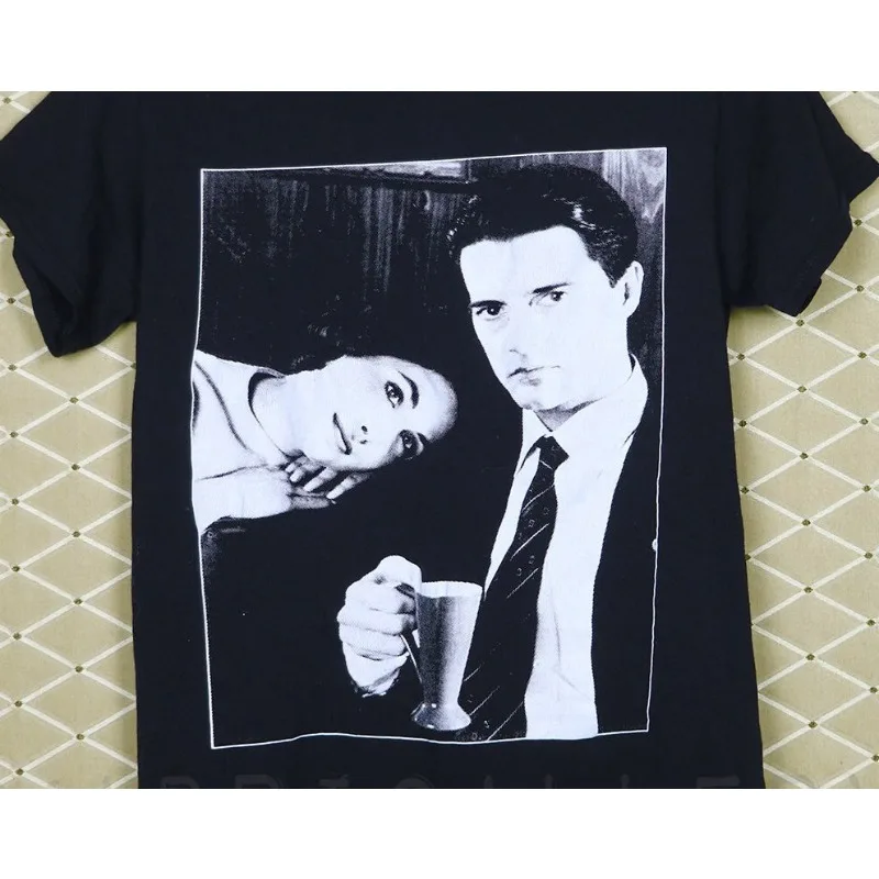 Twin Peaks T-shirt, Walking with Fire Killer Bob Horror T-shirt Men's T-shirt Summer New Casual Unisex Harajuku Style T-shirt