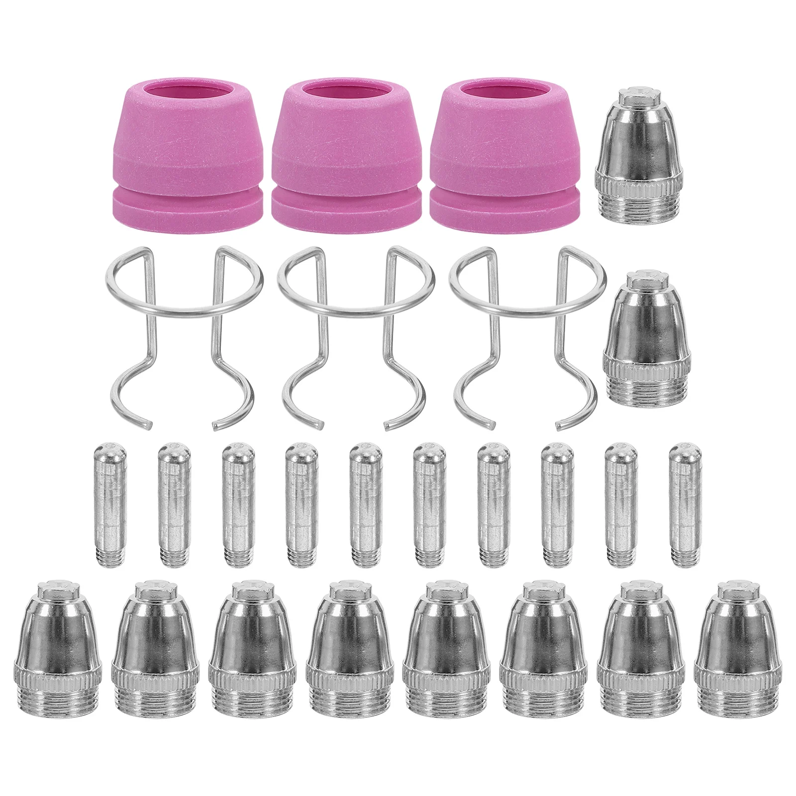 

1 set Plasma Cutting Accessories Electrode Nozzle Cover Bracket AG60 SG55 LGK60 Steel Consumables Durable