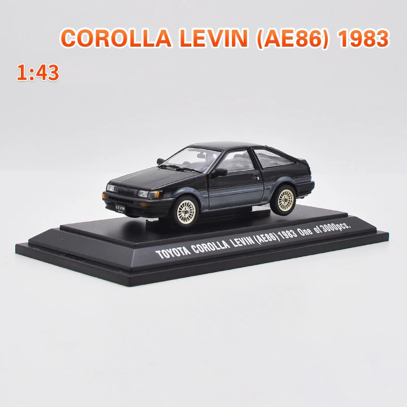 

Diecast 1:43 Scale EBBRO TOYOTA COROLLA LEVIN (AE86) 1983 Alloy Automobile Model Collectible Toy Gift Souvenir Display Ornament