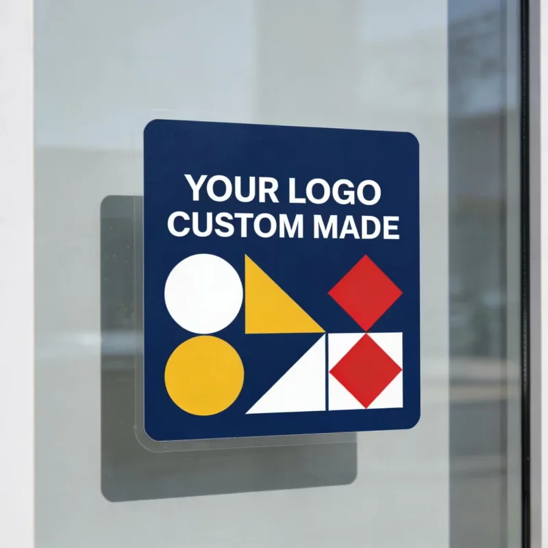 Waterproof Vinyl Stickers Custom Logo Text Decals  Store Glass Window Door Shop Promotion Branding Business Advertising Labels
