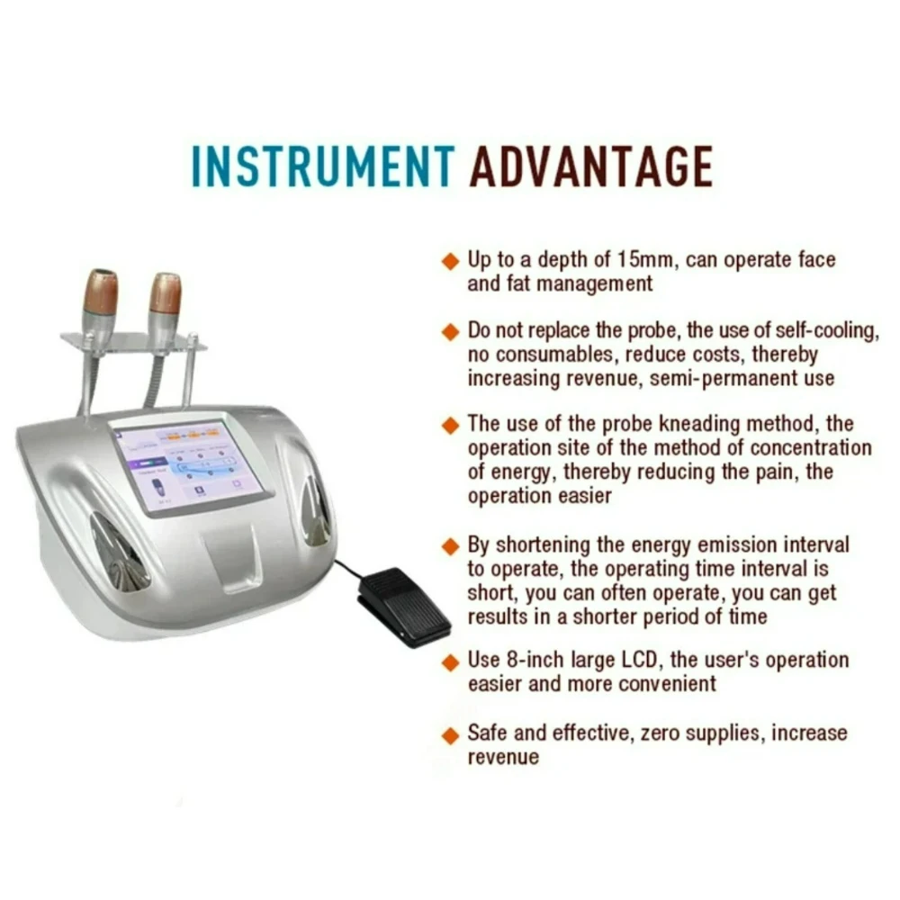 2026 جديد عالي التردد بالموجات فوق الصوتية تجميل الوجه تجديد الجلد شد الوجه الجلد تشديد المضادة للتجاعيد الرادار خط نحت أداة #6