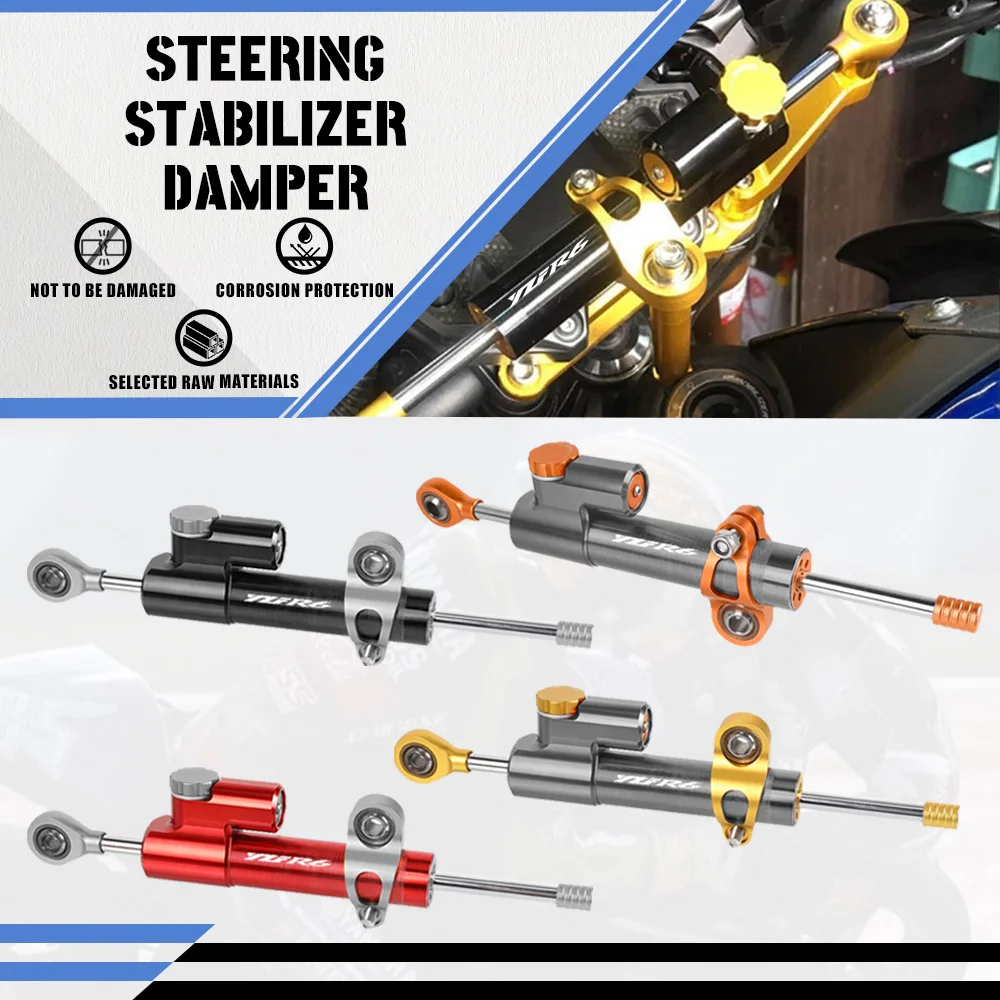 

For YAMAHA YZFR6 YZF R6 2005-2020 2021 2022 2023 2024 2025 2026 Motorcycle Accessories Damper Steering Stabilize Safety Control