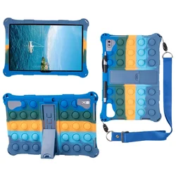 Push It Bubble Silicon Cover Case for Alcatel 1T 2020 3T 2020 10.1 Tablet Cover For Blackview Oscal Pad 8 10.1