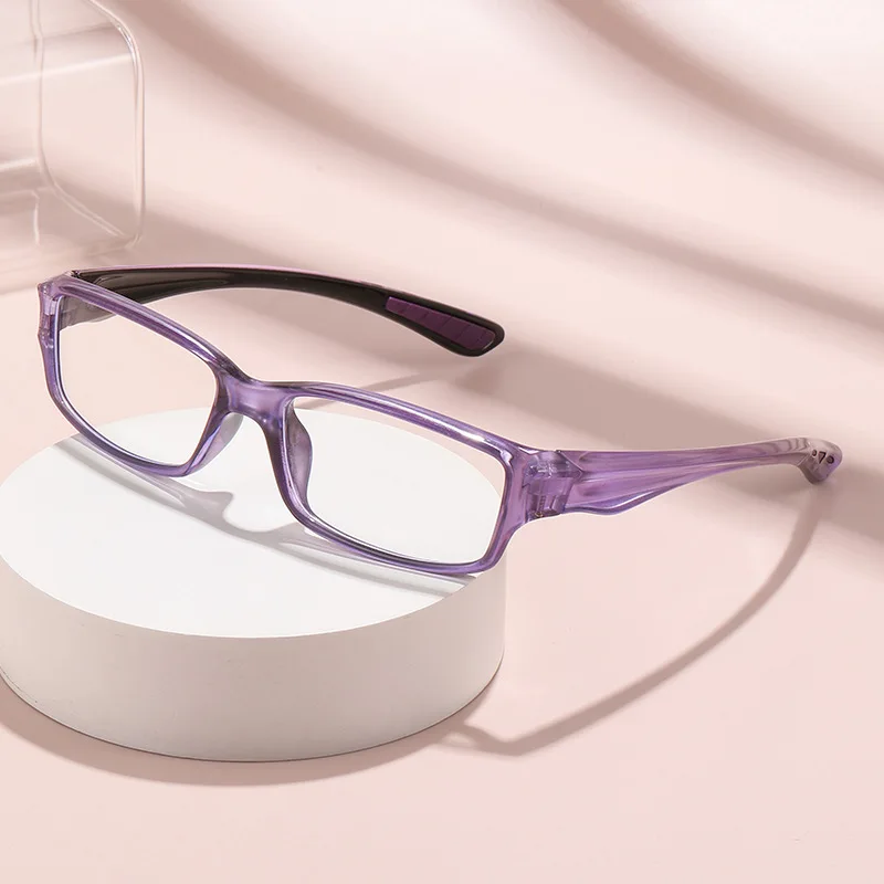 Schwarze Eckige Computerbrille PC-Rahmen für Damen und Herren Anti-Blaulicht Rechteckige Brillen Blaulichtfilter Optische Brillen